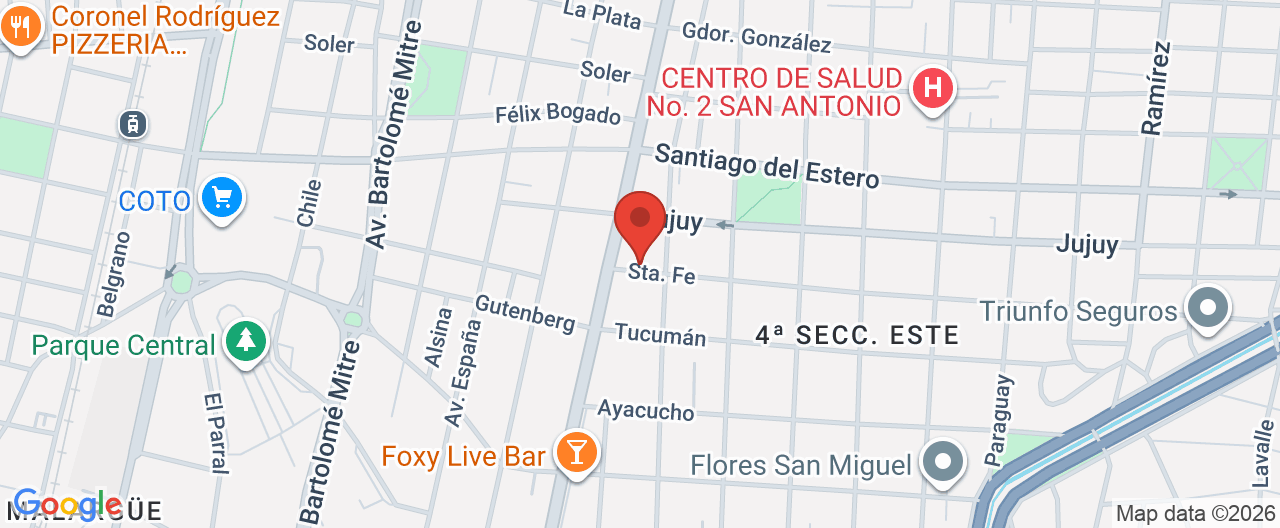 Mapa de la ubicación