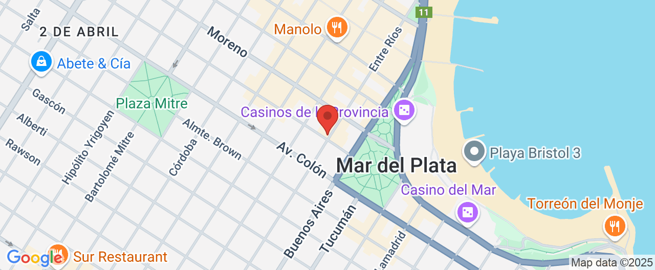 Mapa de la ubicación