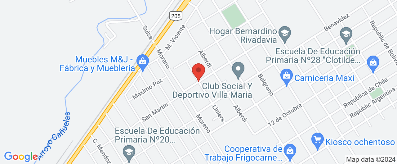 Mapa de la ubicación