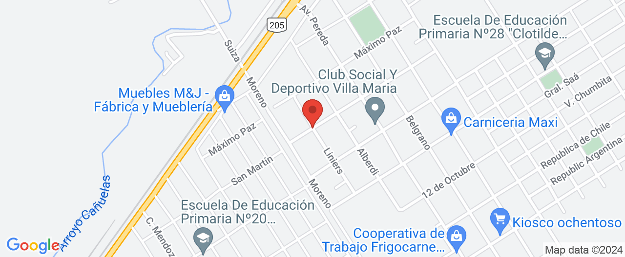 Mapa de la ubicación