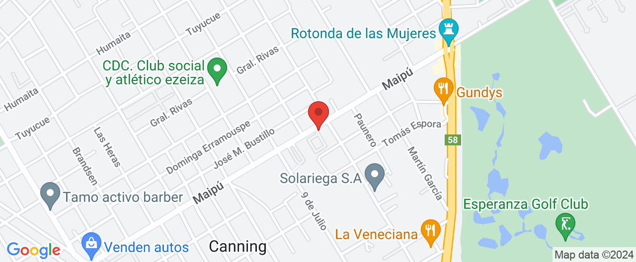 Mapa de la ubicación