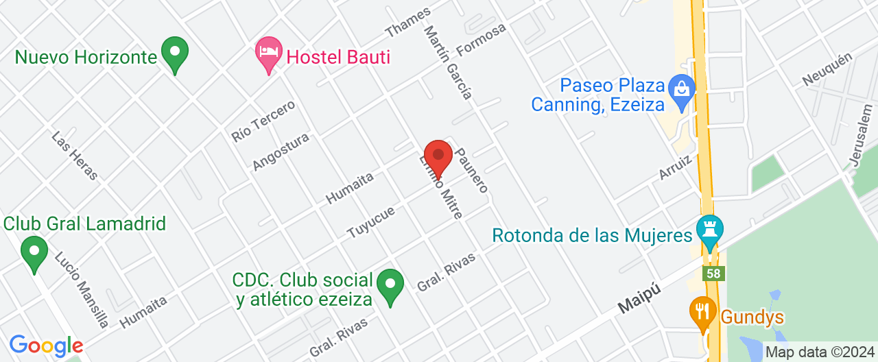Mapa de la ubicación