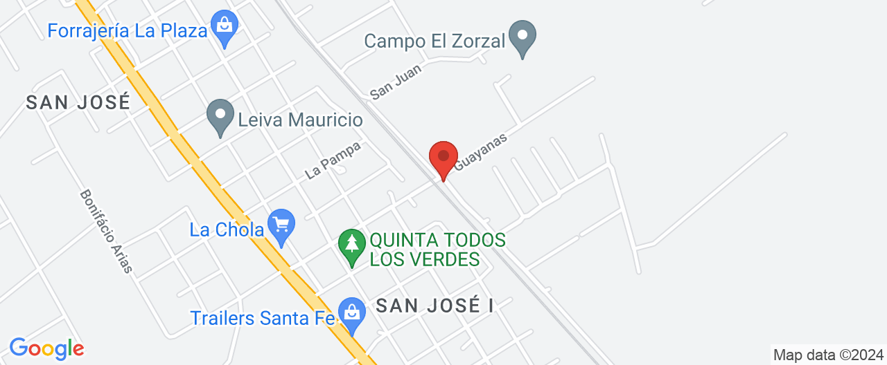 Mapa de la ubicación