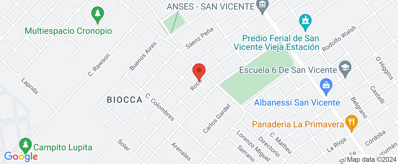 Mapa de la ubicación