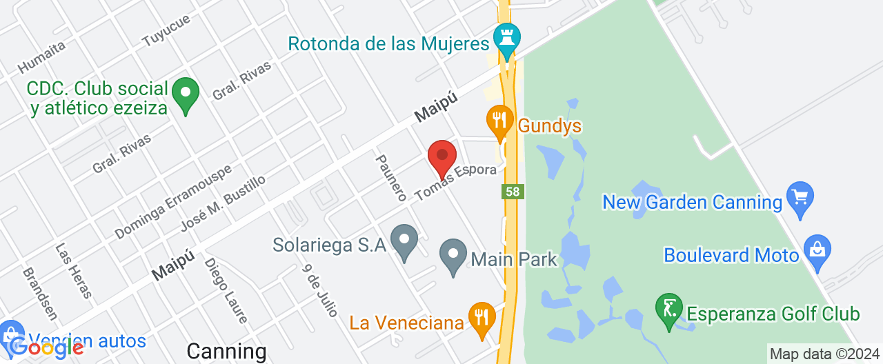 Mapa de la ubicación