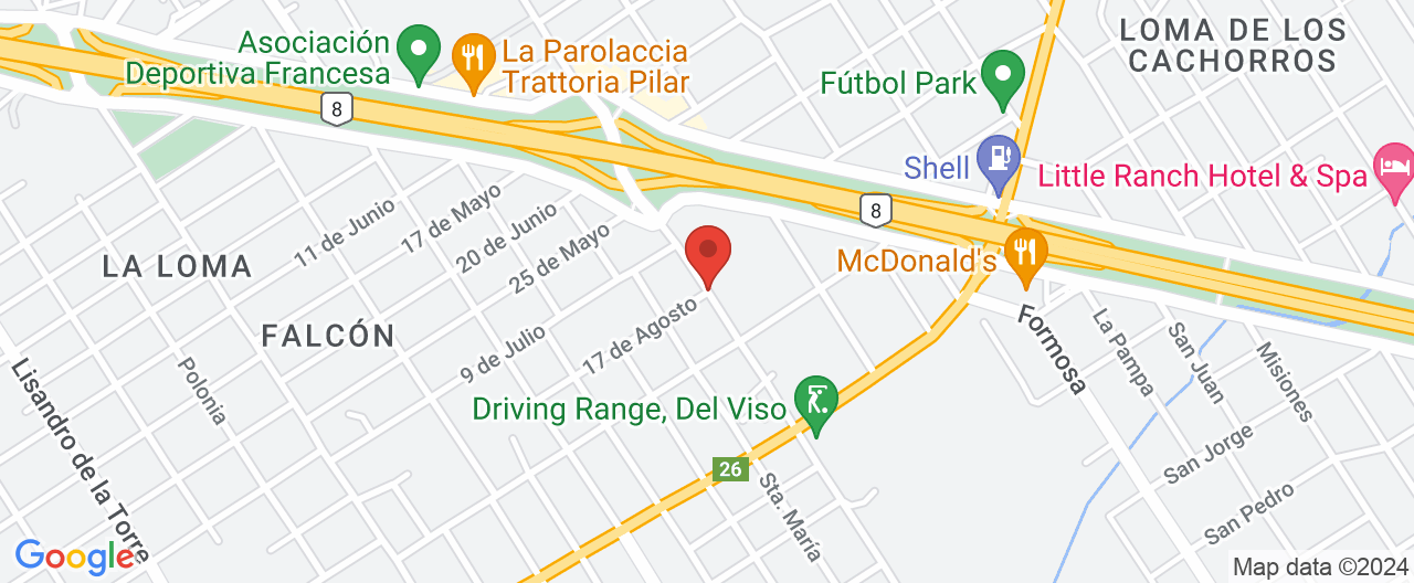 Mapa de la ubicación