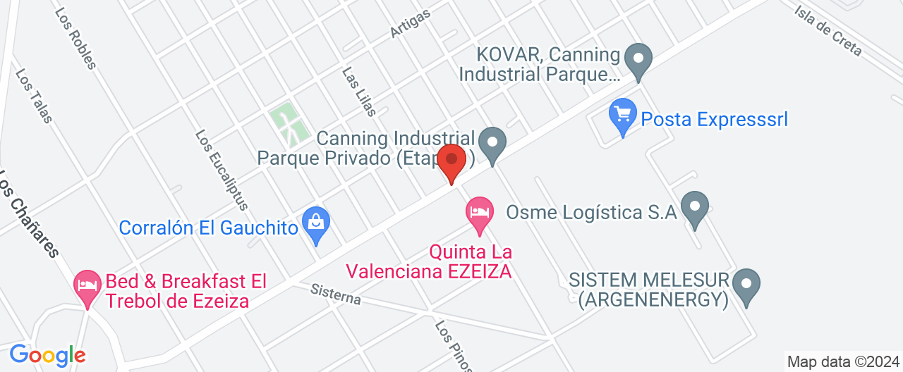 Mapa de la ubicación