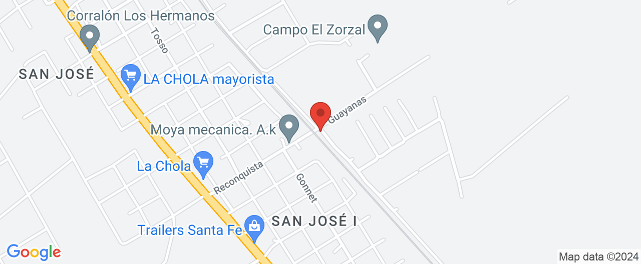 Mapa de la ubicación