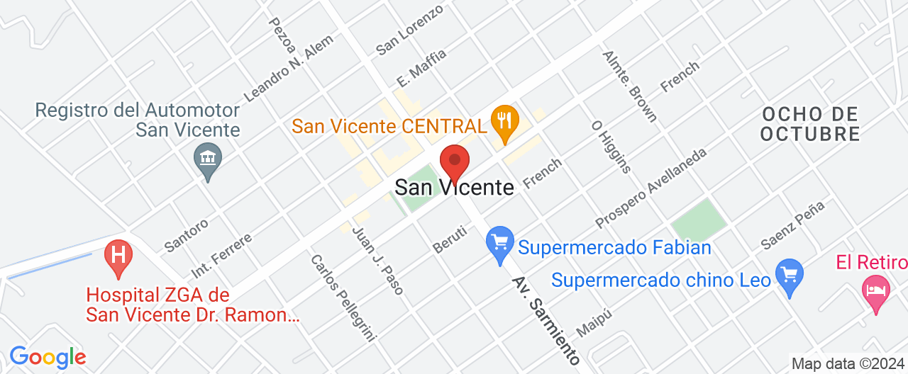 Mapa de la ubicación