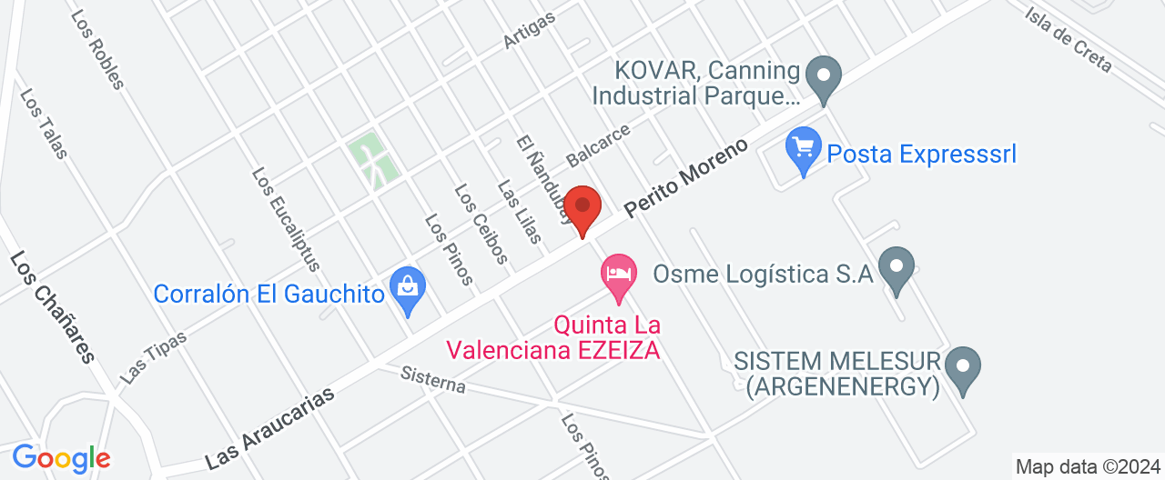 Mapa de la ubicación