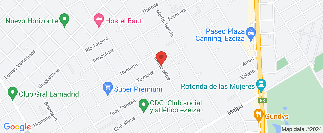Mapa de la ubicación