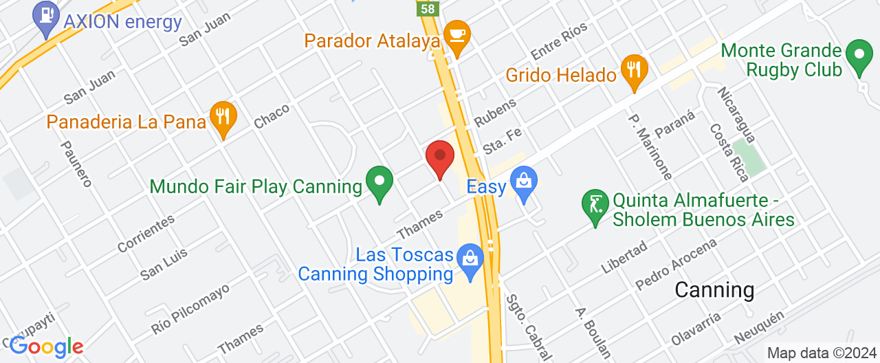 Mapa de la ubicación