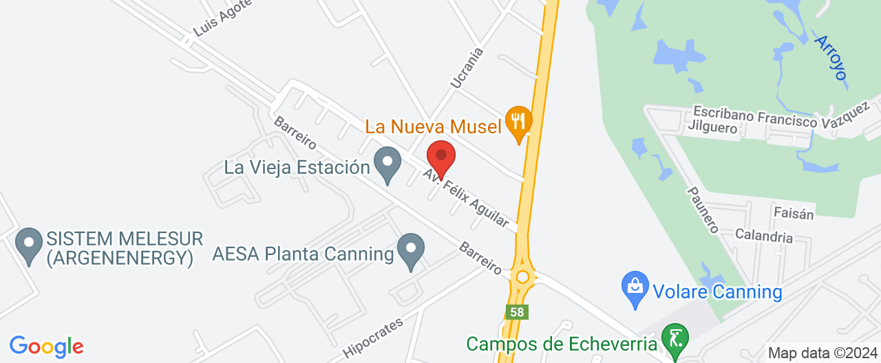 Mapa de la ubicación