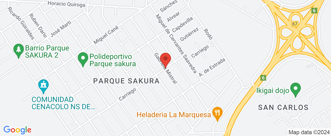 Mapa de la ubicación