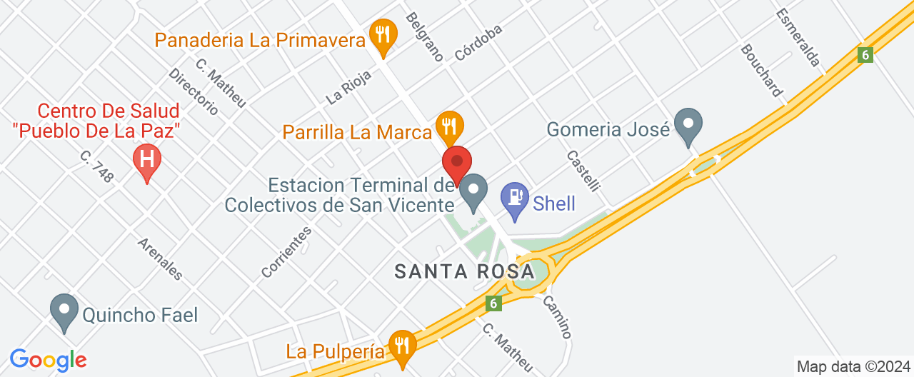 Mapa de la ubicación
