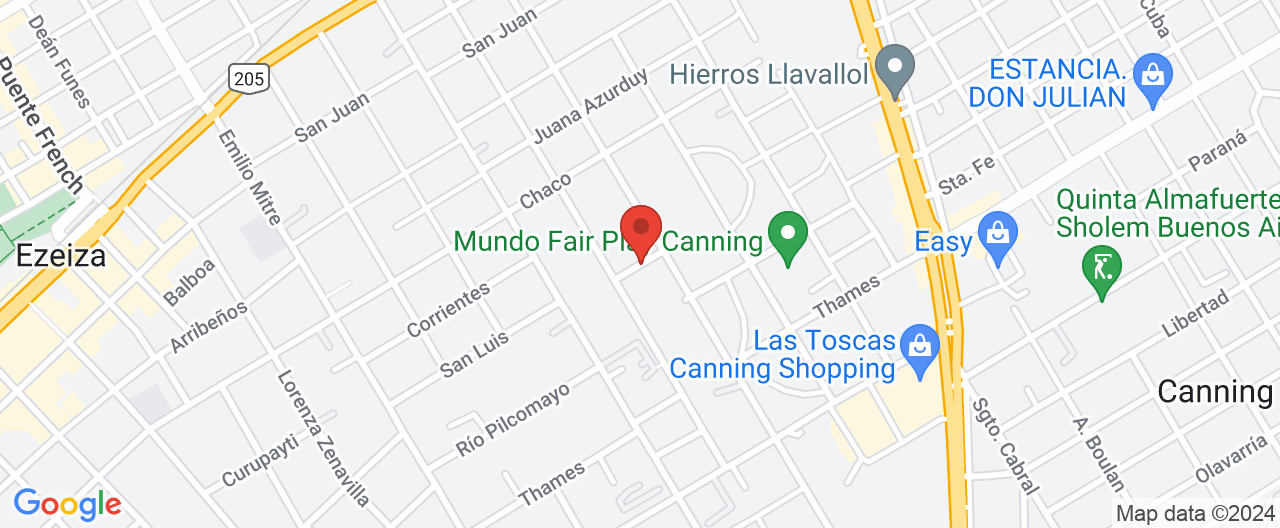 Mapa de la ubicación