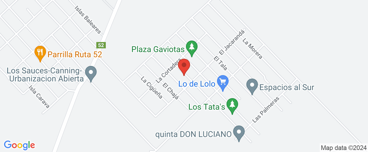 Mapa de la ubicación