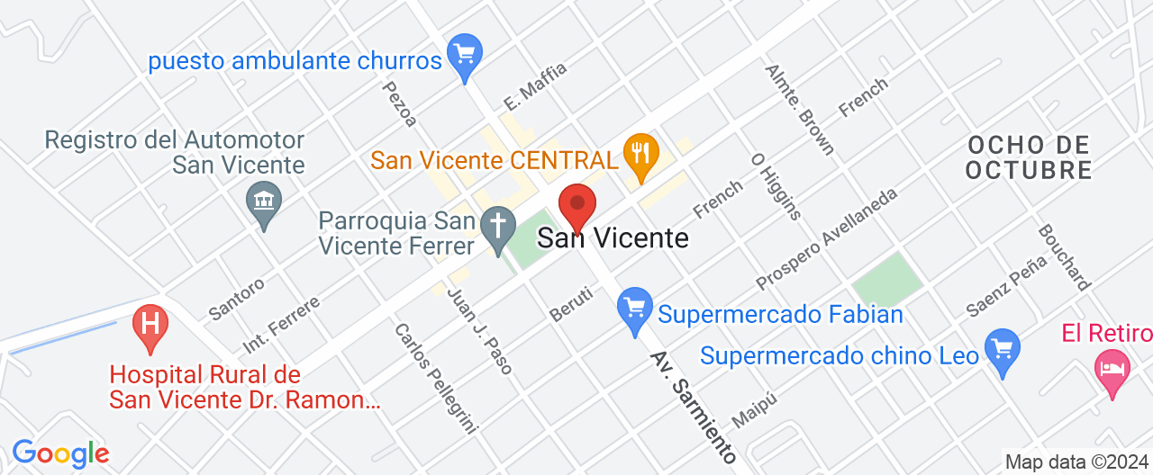 Mapa de la ubicación