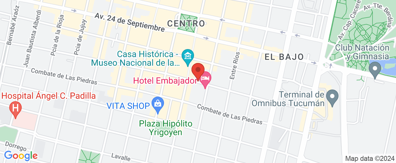Mapa de la ubicación