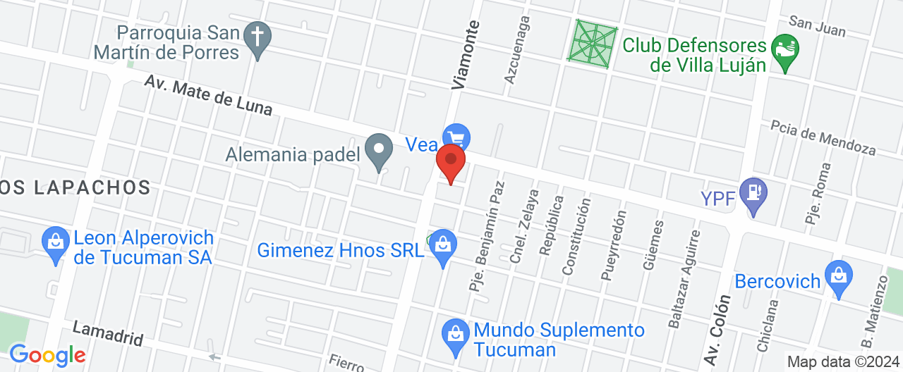 Mapa de la ubicación