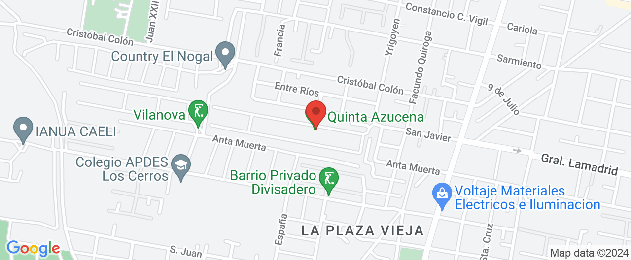 Mapa de la ubicación
