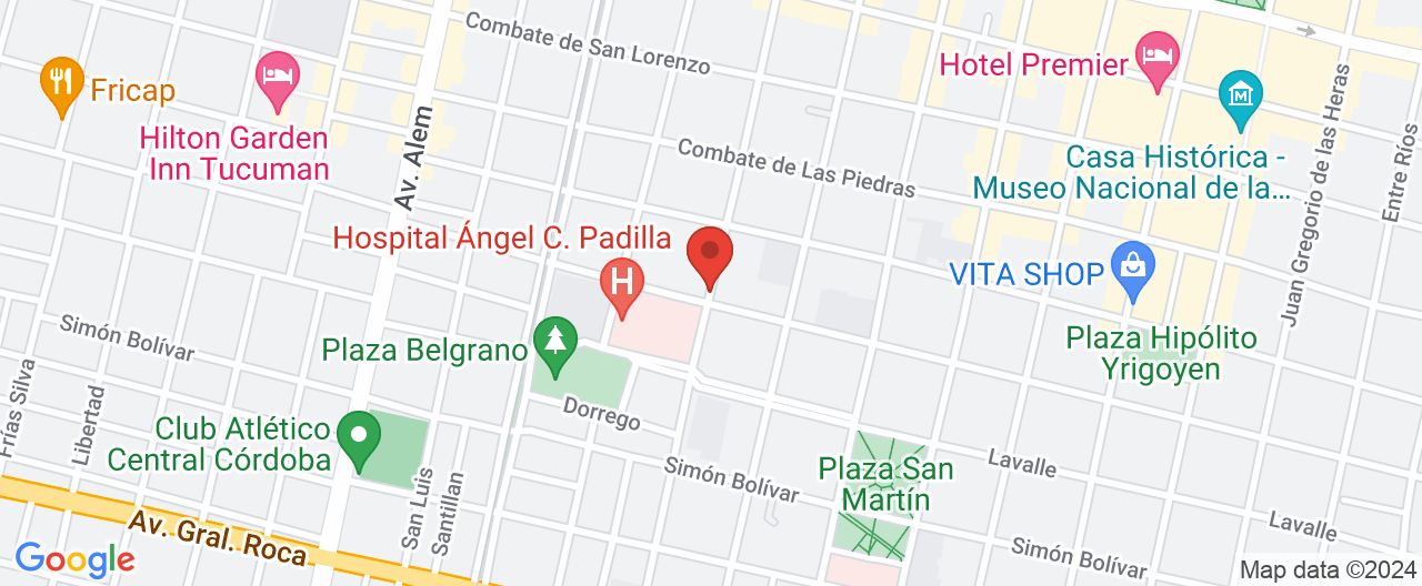 Mapa de la ubicación