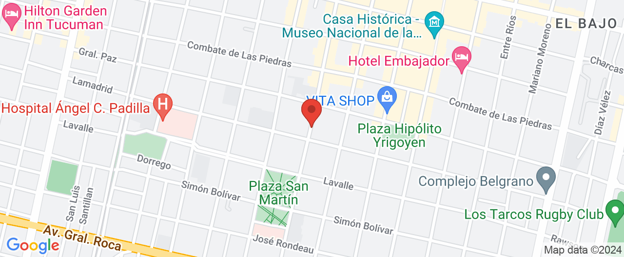 Mapa de la ubicación