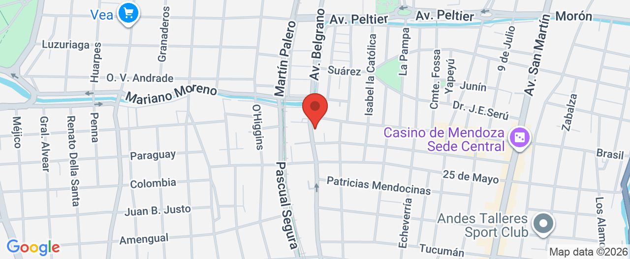 Mapa de la ubicación