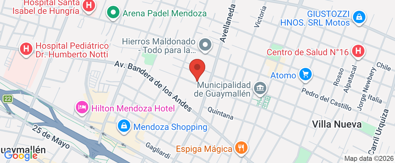 Mapa de la ubicación