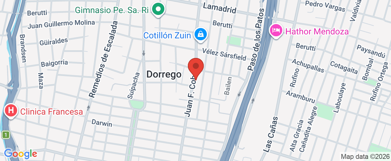 Mapa de la ubicación