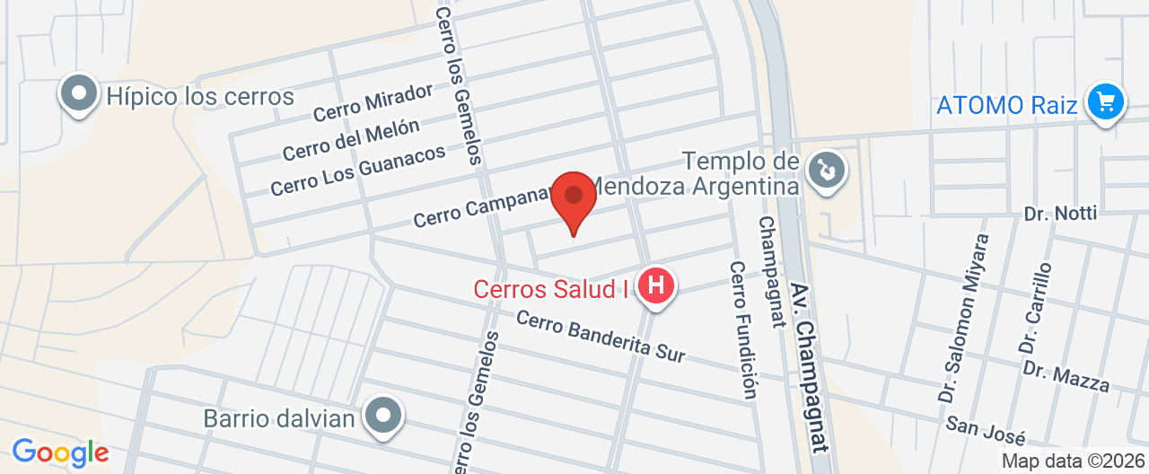 Mapa de la ubicación