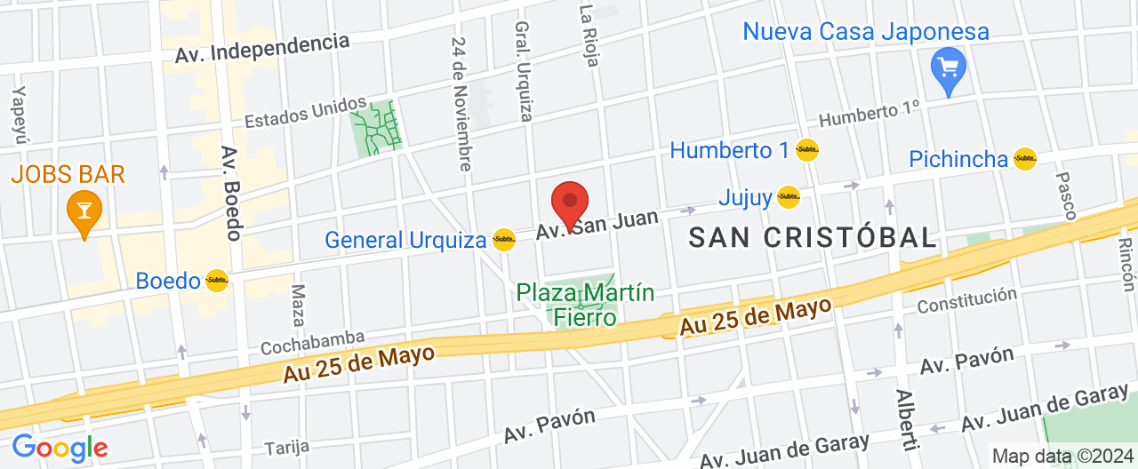 Mapa de la ubicación