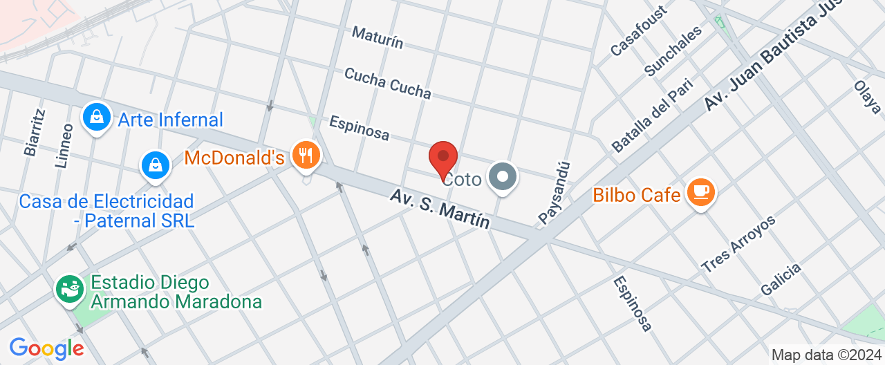 Mapa de la ubicación