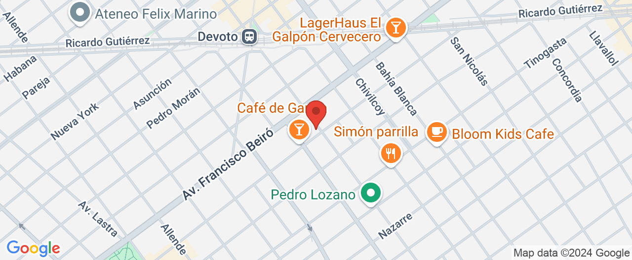 Mapa de la ubicación