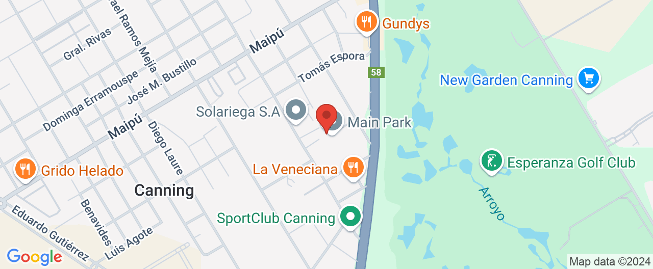 Mapa de la ubicación