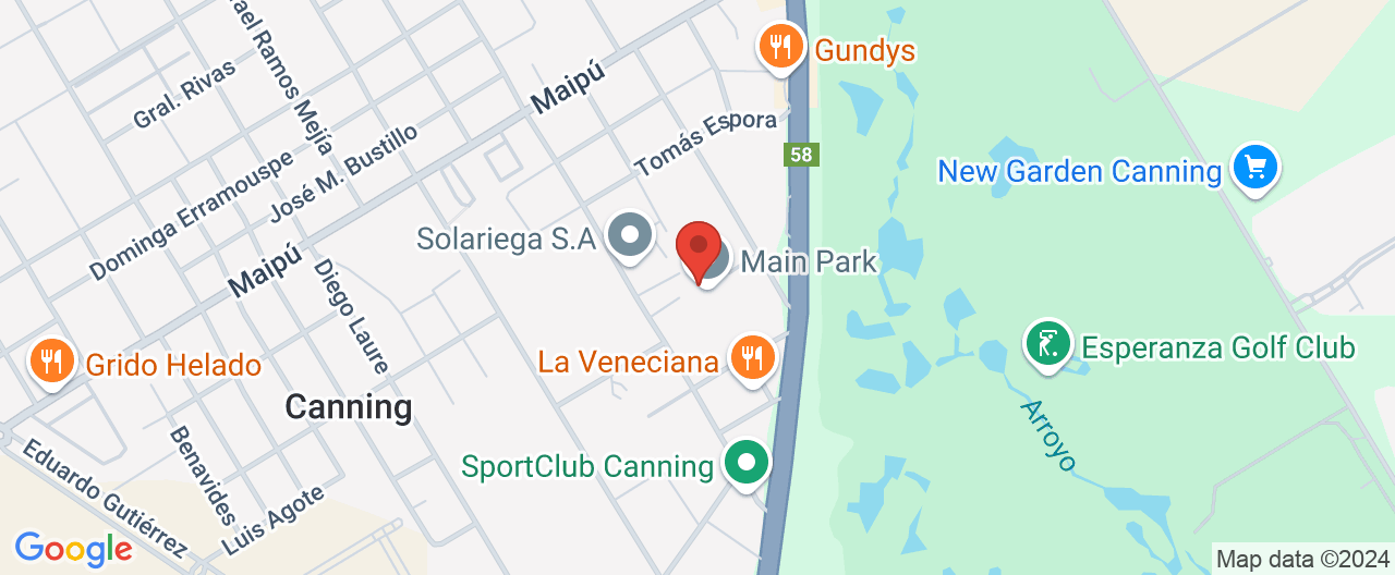 Mapa de la ubicación