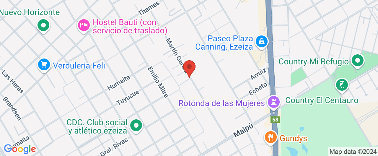 Mapa de la ubicación
