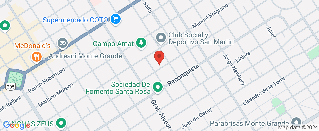Mapa de la ubicación