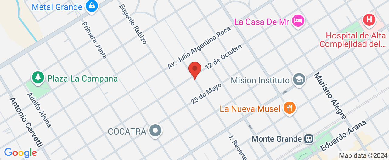 Mapa de la ubicación