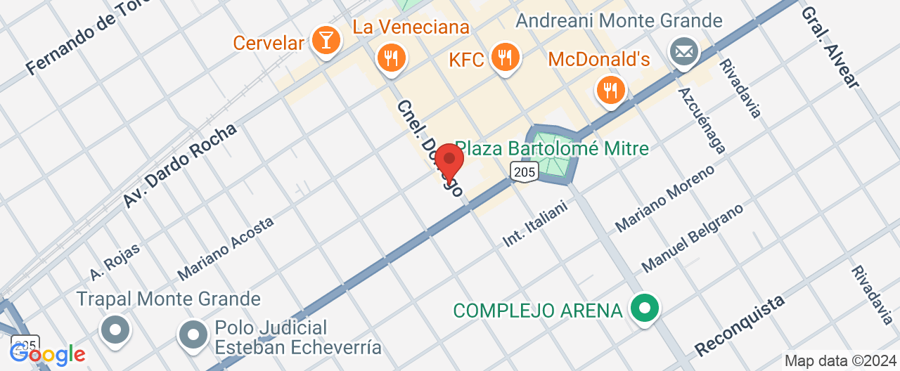 Mapa de la ubicación