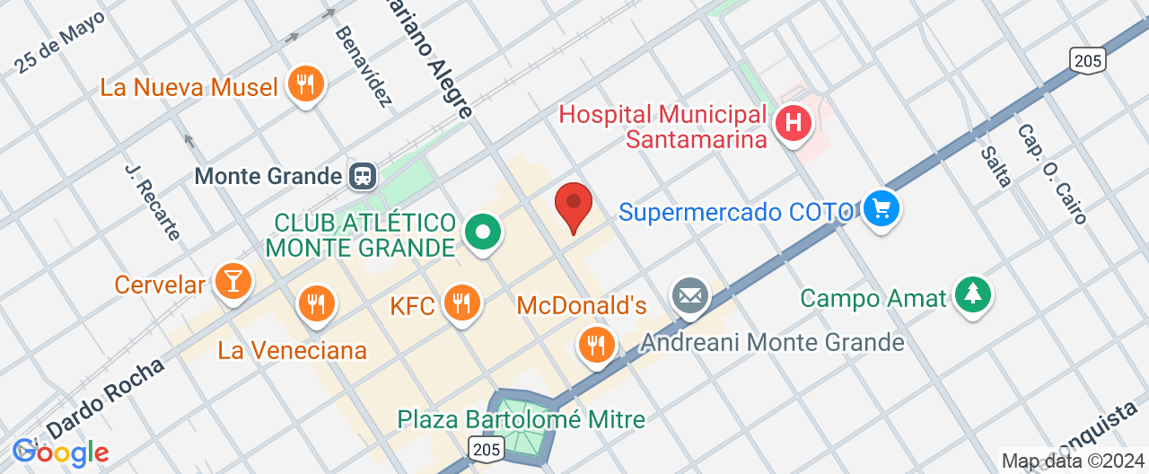 Mapa de la ubicación