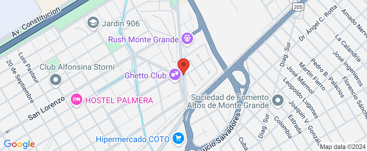 Mapa de la ubicación