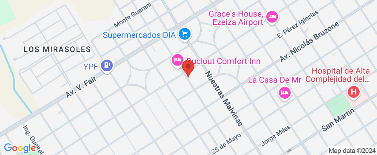 Mapa de la ubicación