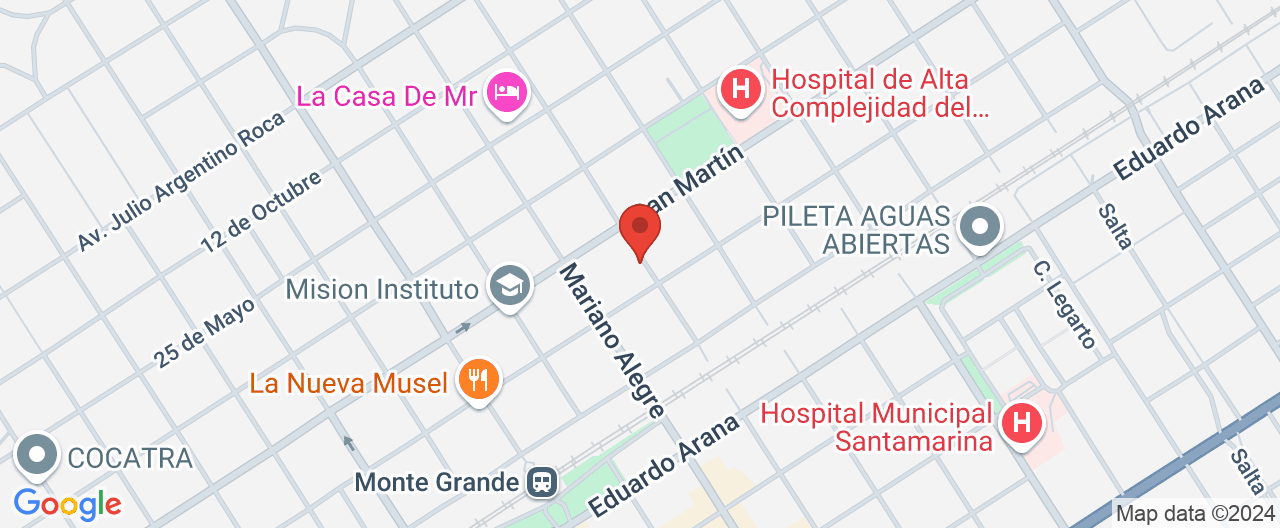 Mapa de la ubicación