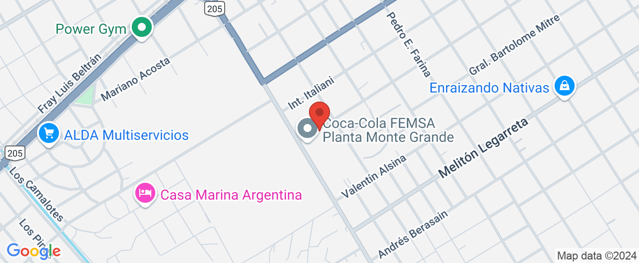 Mapa de la ubicación