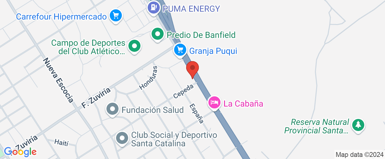 Mapa de la ubicación