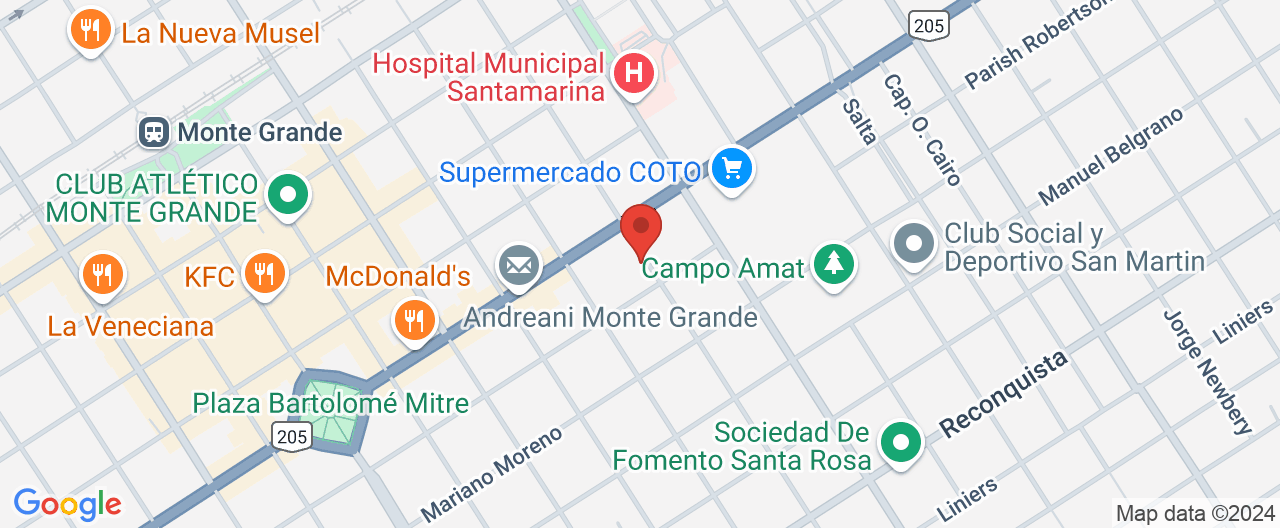Mapa de la ubicación