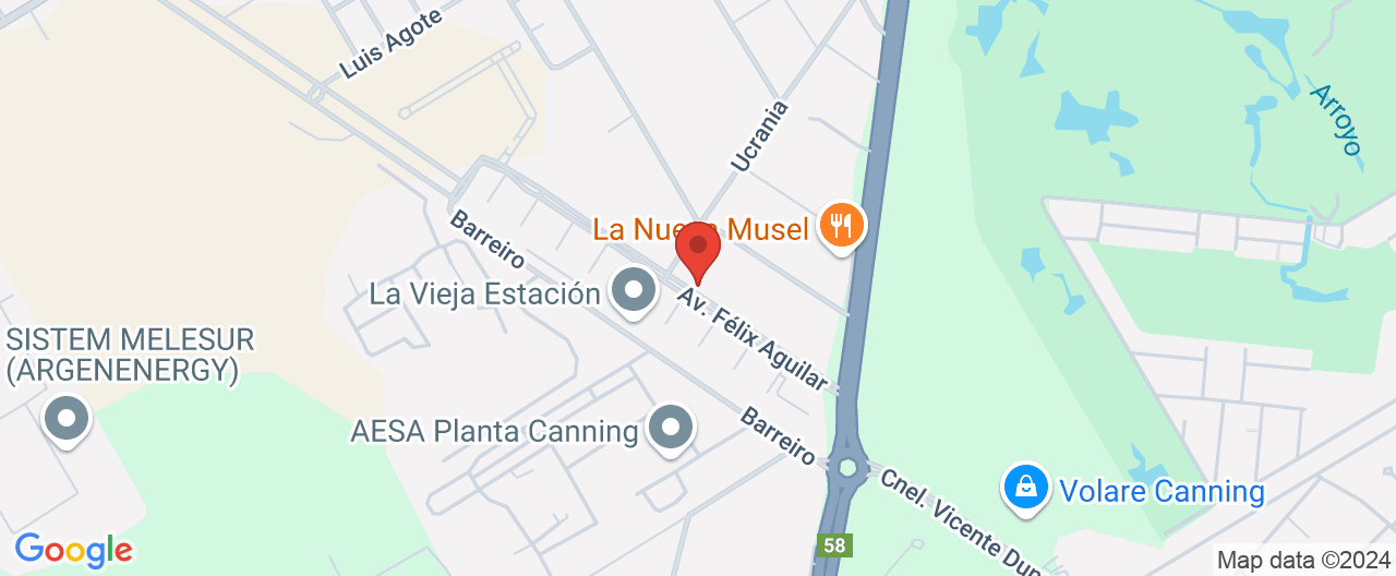 Mapa de la ubicación