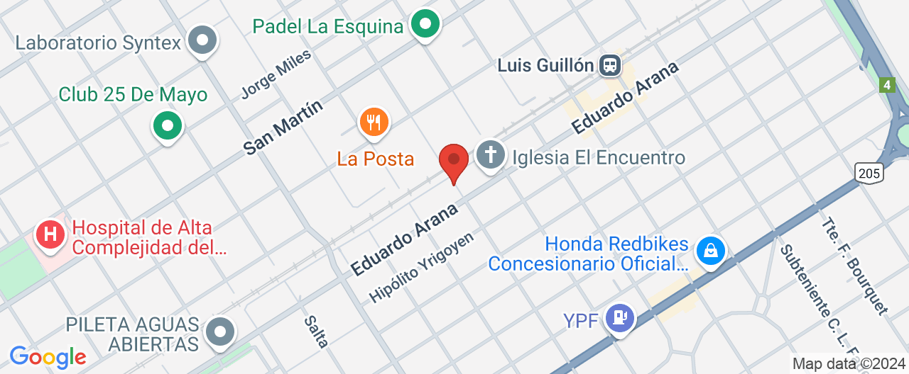 Mapa de la ubicación