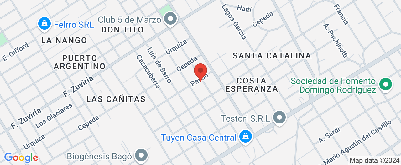 Mapa de la ubicación